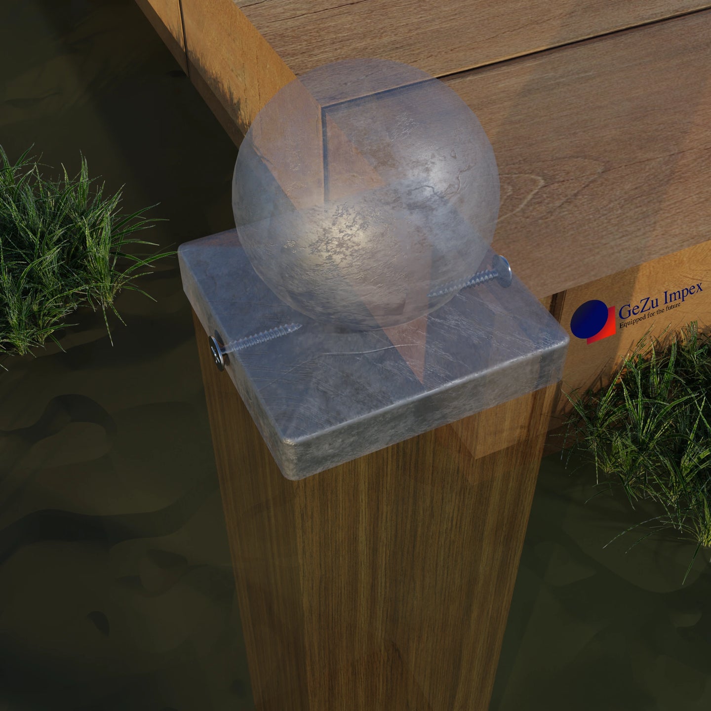 stolphatt stolplock för trästolpar galvaniserad stolpkeps rostfri Stolpkåpa stolpskydd stängselkåpa