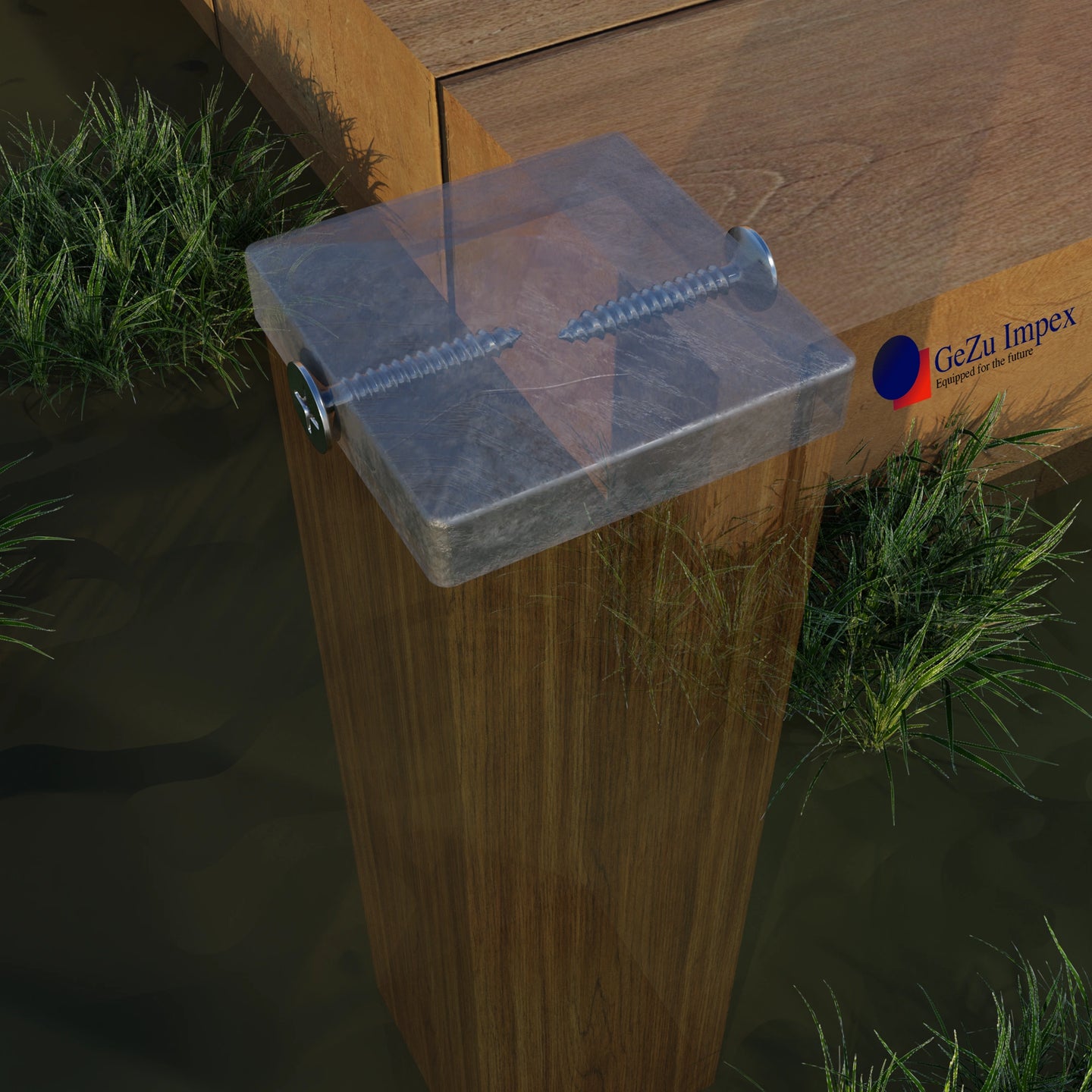 stolphatt stolplock för trästolpar galvaniserad stolpkeps rostfri Stolpkåpa stolpskydd stängselkåpa