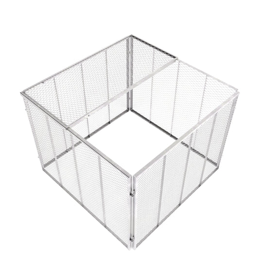 "kompost	Jordfilter jordsikt jordsil trädgårdssåll av komposter metall kompostgaller svart kvadratiskt varm 	"