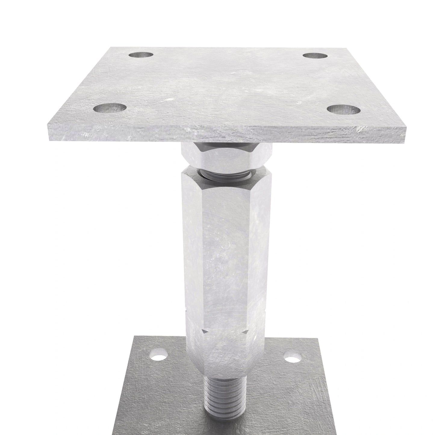 Stolpebasstödfot Betongfot justerbar stolphållare stolpeankare av trä stolpe höjdjusterbar stolpsko med plattastolpsko stolpskor betong 