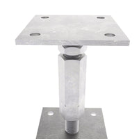 Stolpebasstödfot Betongfot justerbar stolphållare stolpeankare av trä stolpe höjdjusterbar stolpsko med plattastolpsko stolpskor betong 