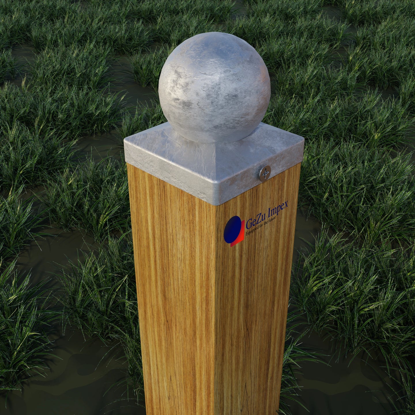 stolphatt stolplock för trästolpar galvaniserad stolpkeps rostfri Stolpkåpa stolpskydd stängselkåpa        